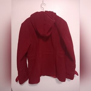 St John's Bay Red Cashmere Coat